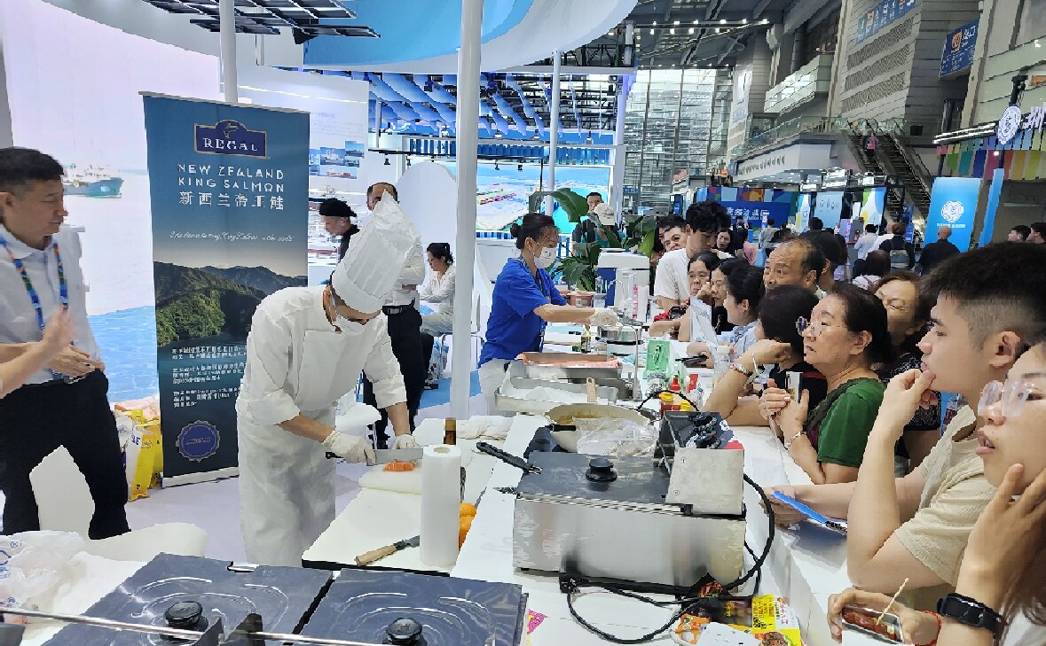 海納百川迎客來，漁潤(rùn)萬家禮香臻——潤(rùn)控食品亮相2024深圳國際漁業(yè)博覽會(huì)